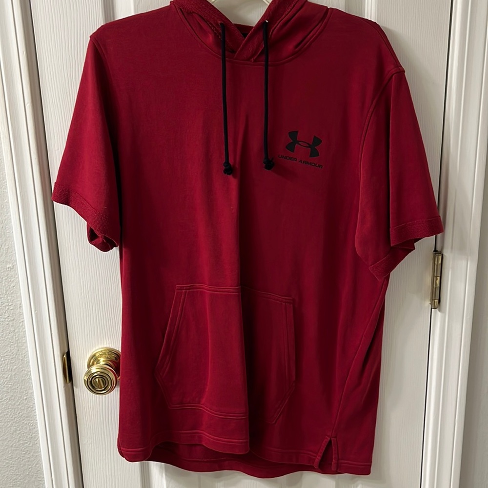 Under Armour short sleeve hoodie